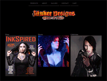 Tablet Screenshot of junkerdesigns.com